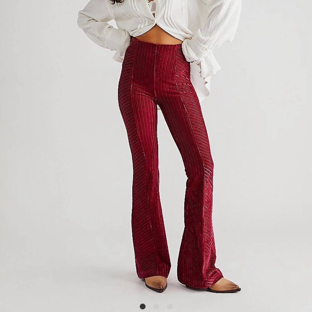 Free people pull on velvet flares
